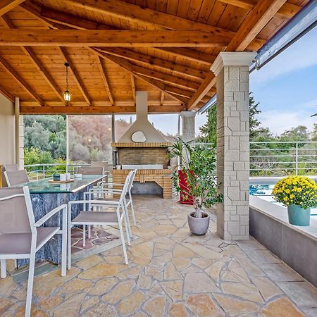 Villa Olivia Corfu - Amazing Sea-View 3 Bedroom Villa With A Pool Gazatika Luaran gambar
