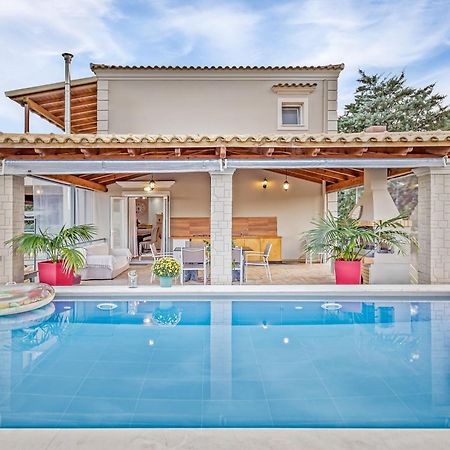 Villa Olivia Corfu - Amazing Sea-View 3 Bedroom Villa With A Pool Gazatika Luaran gambar