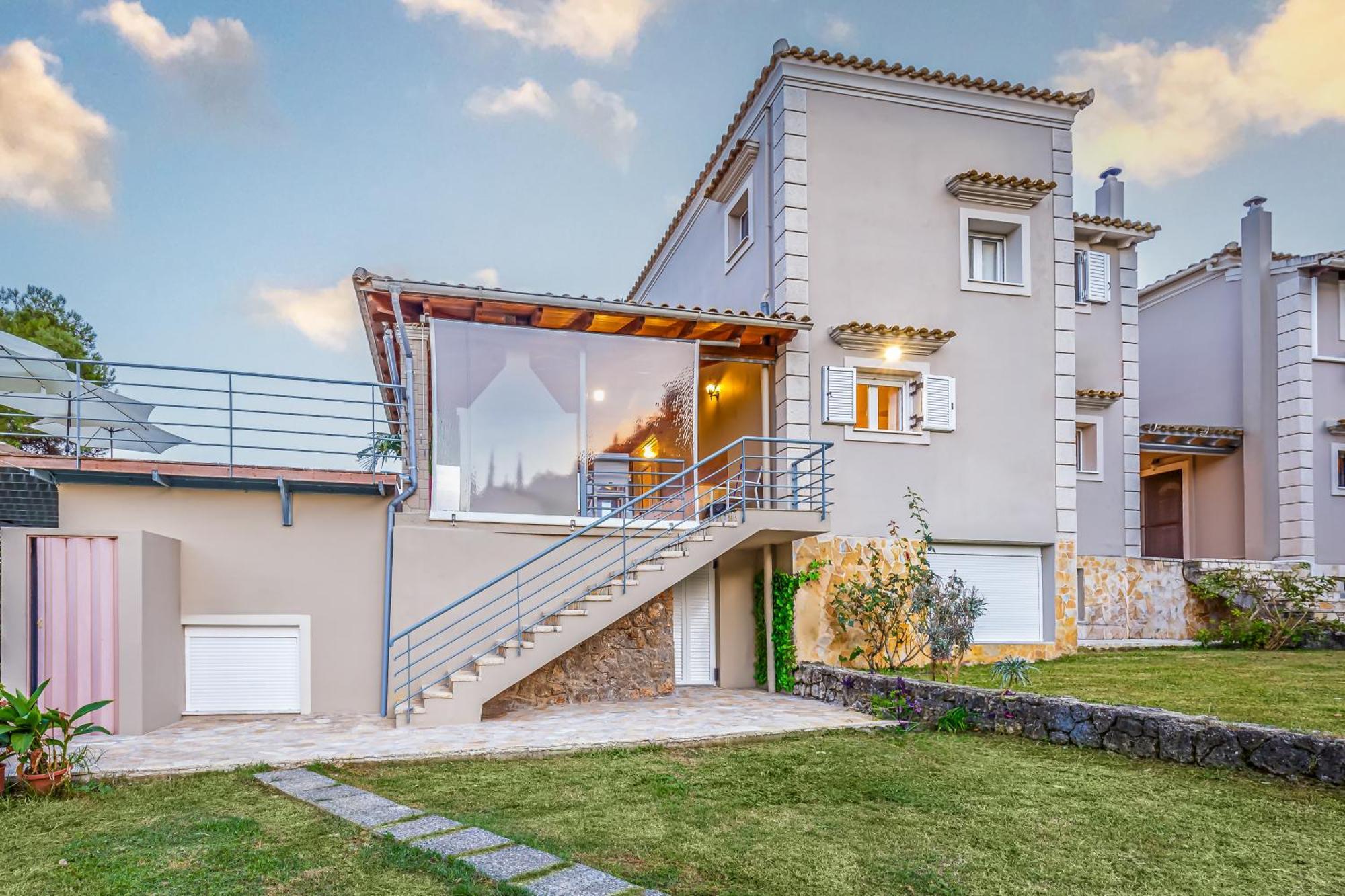 Villa Olivia Corfu - Amazing Sea-View 3 Bedroom Villa With A Pool Gazatika Luaran gambar