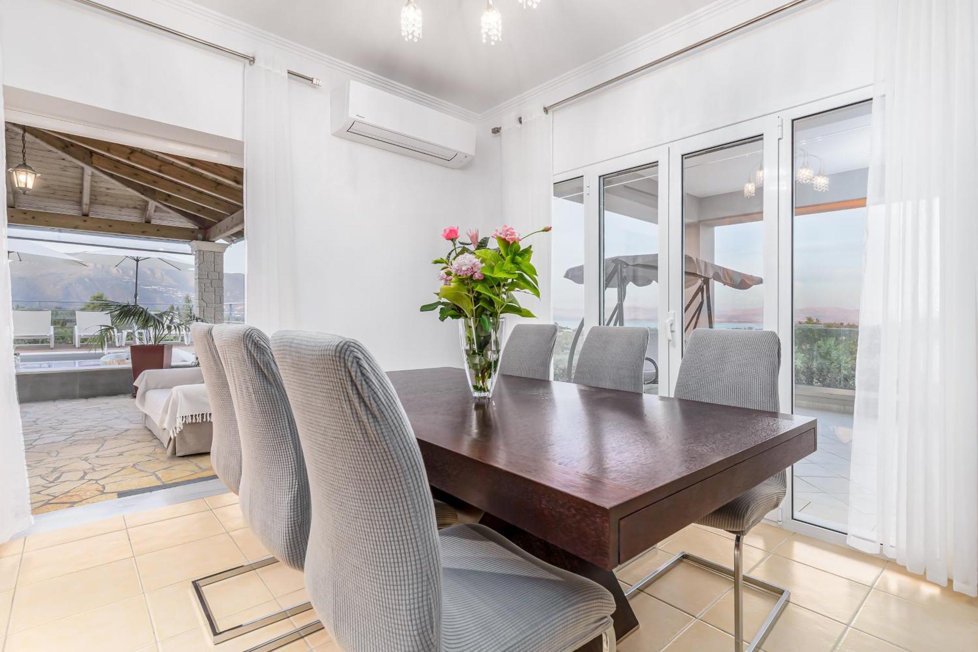 Villa Olivia Corfu - Amazing Sea-View 3 Bedroom Villa With A Pool Gazatika Luaran gambar