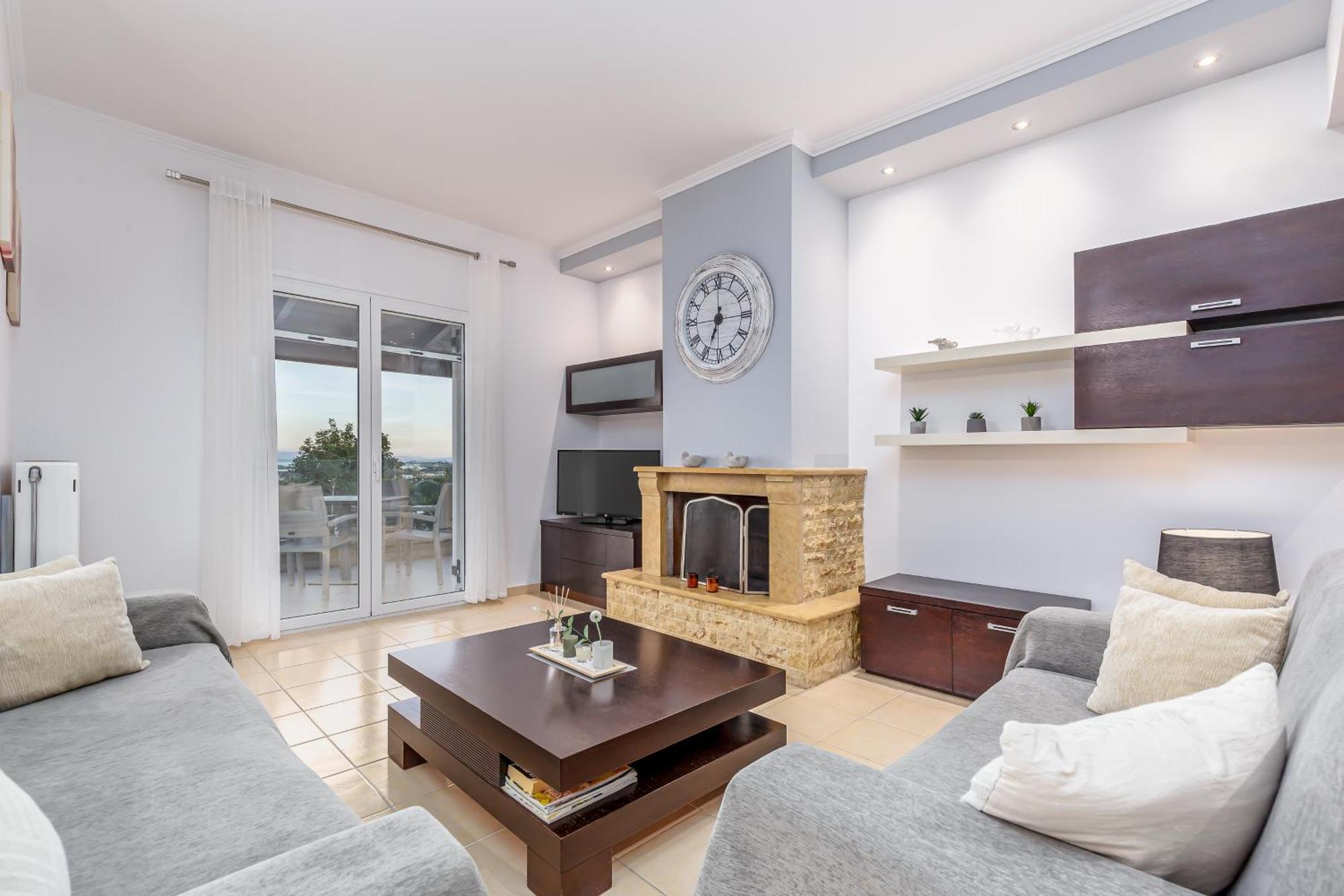 Villa Olivia Corfu - Amazing Sea-View 3 Bedroom Villa With A Pool Gazatika Luaran gambar