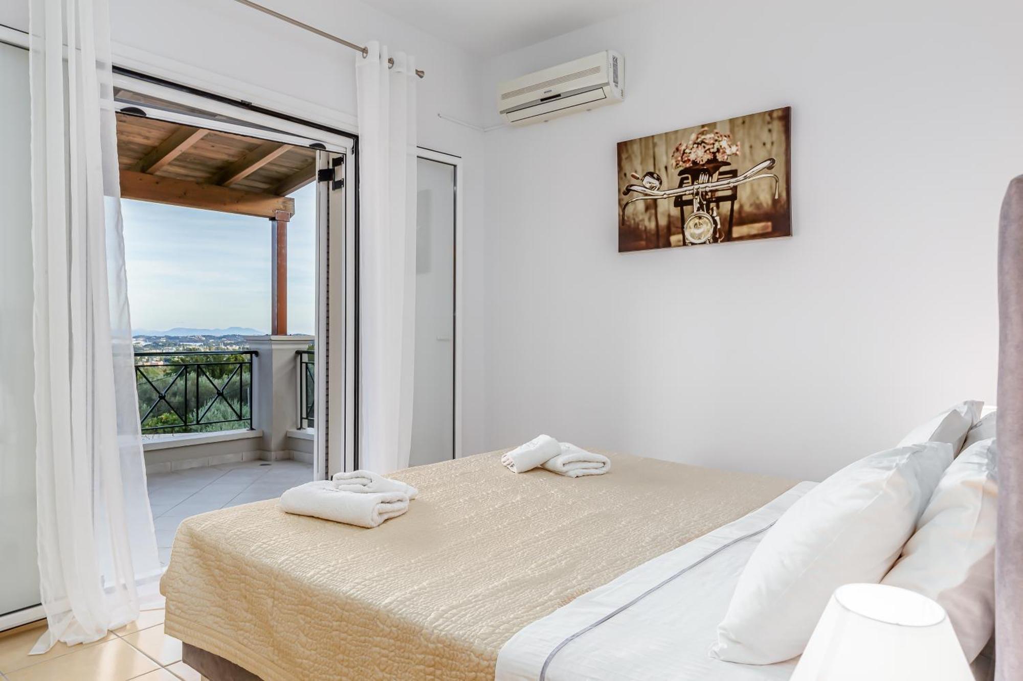 Villa Olivia Corfu - Amazing Sea-View 3 Bedroom Villa With A Pool Gazatika Luaran gambar